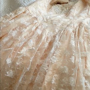 True Vintage 80s lace party dress